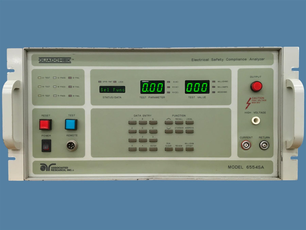 Associated Research Quadchek 6554SA Electrical Safety Compliance Analyzer