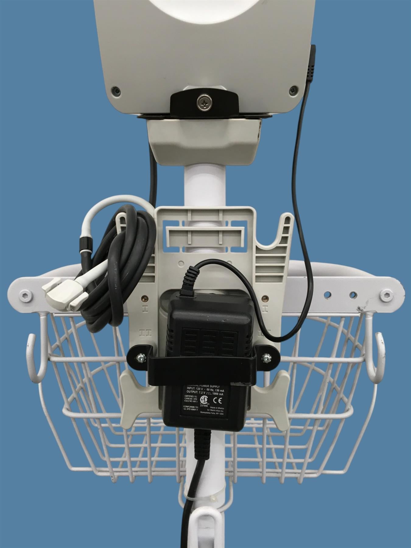 Welch Allyn Spot Vital Signs 4200B Patient Monitor w/ Cart & Power Supply