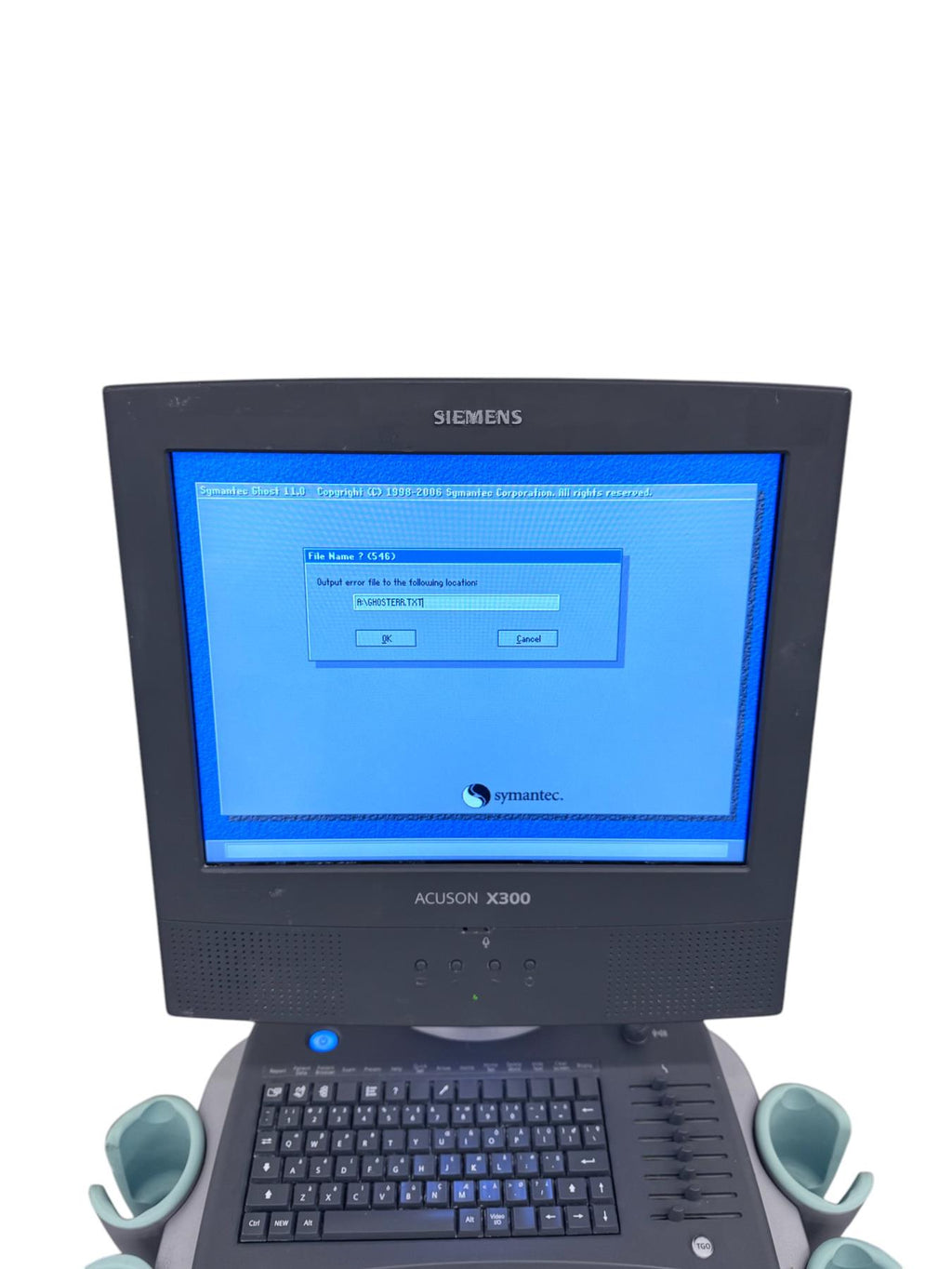 Siemens Acuson X300 Ultrasound Machine For Parts Machine