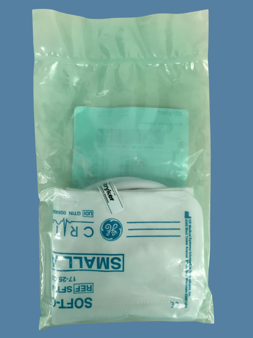 (x20) Stryker SFT-A1-2A Small Adult Soft Blood Pressure Cuff, 2-Tube, Dinaclick