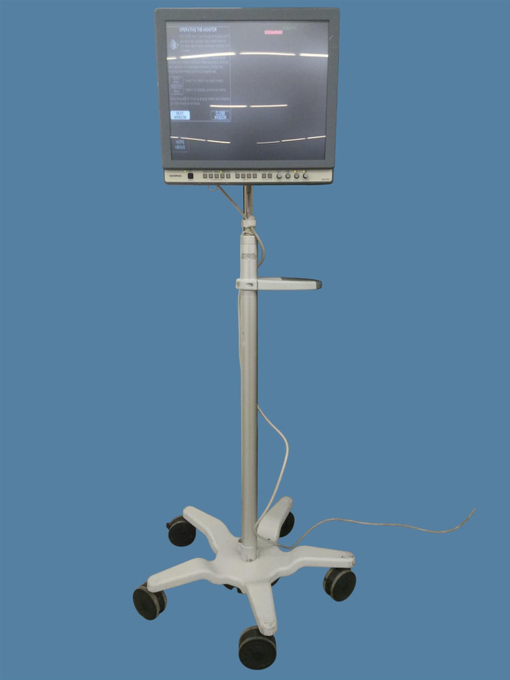 Olympus OEV191H High Definition LCD Monitor w/ Variable Height Rolling Stand