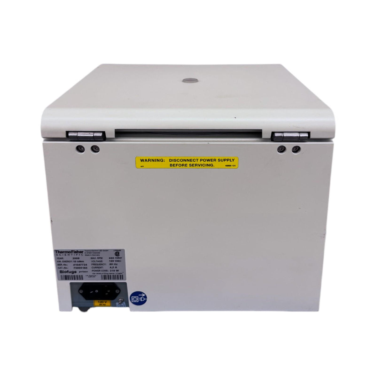 Thermo Scientific Sorvall Biofuge Primo Benchtop Centrifuge w/ #7591 Rotor
