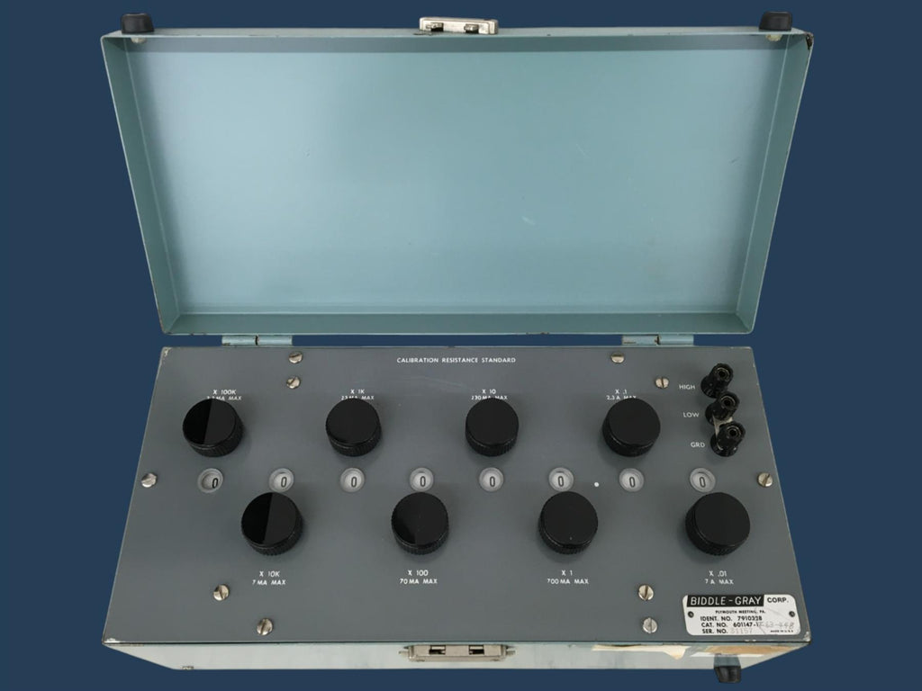 Biddle-Gray Corp. 601147-1 Calibration Resistance Standard