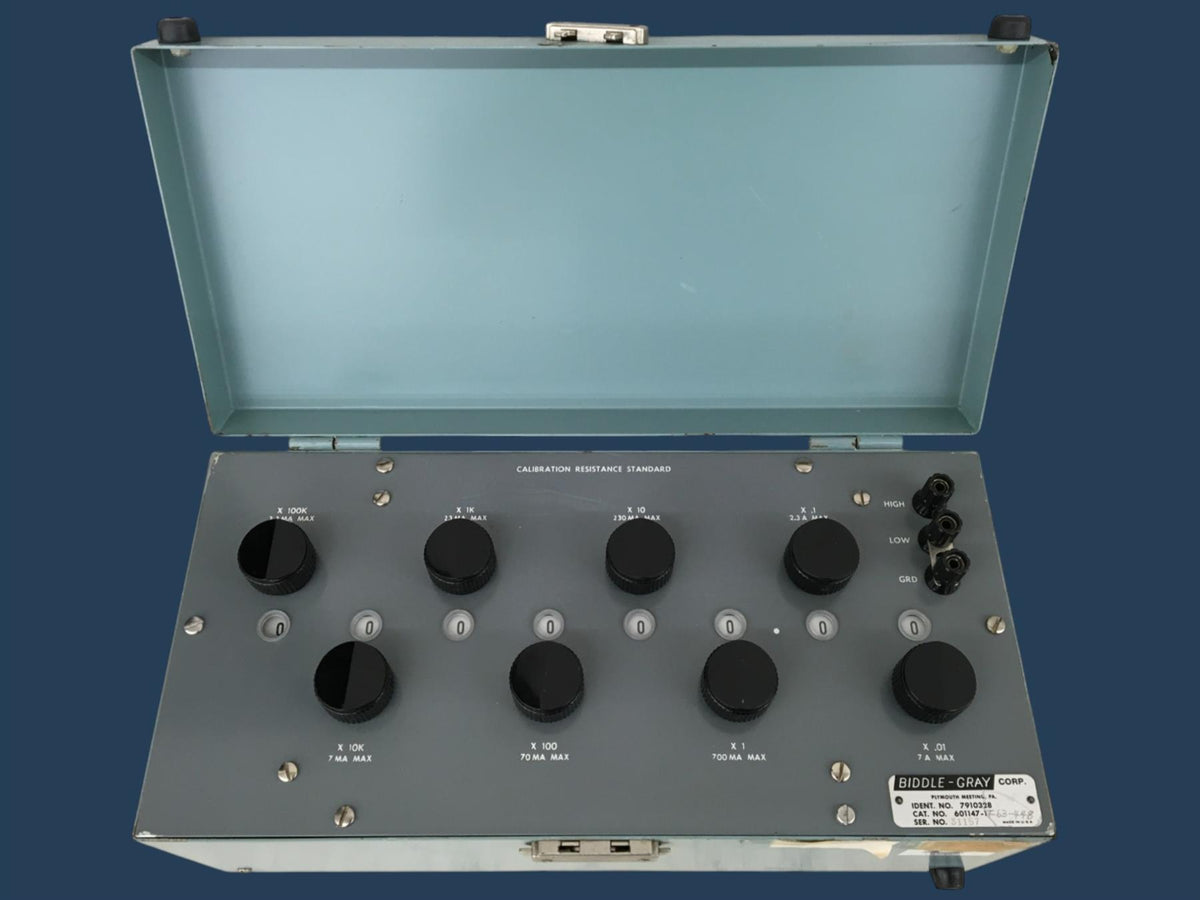Biddle-Gray Corp. 601147-1 Calibration Resistance Standard