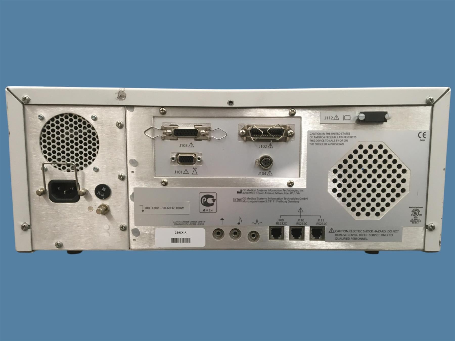 Wipro GE Healthcare 259CX-A Corometrics 250cx Series Fetal Monitor