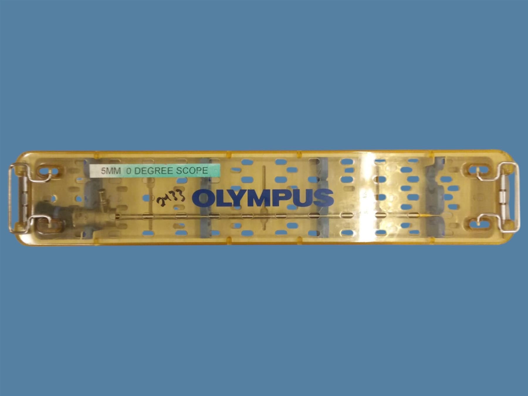Olympus WA50372B 5mm Zero Degree Autoclavable Laparoscope w/ Sterilization Tray