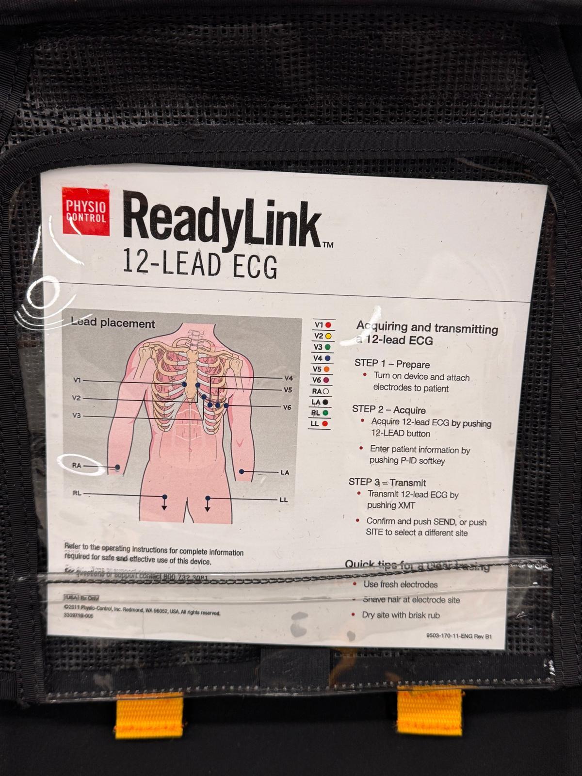 Physio-Control ReadyLink 12-lead portable ECG REF 34000-032-1000