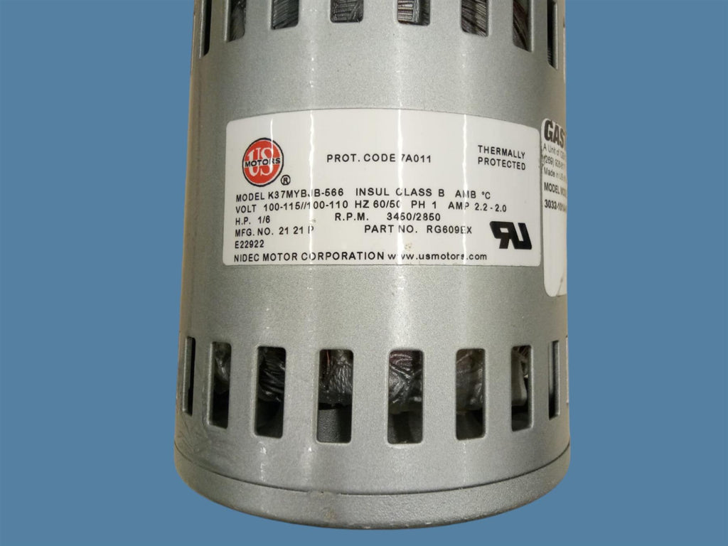 Gast Vacuum Pump 3032 3032-101A-G609X | K37MYBJB-566