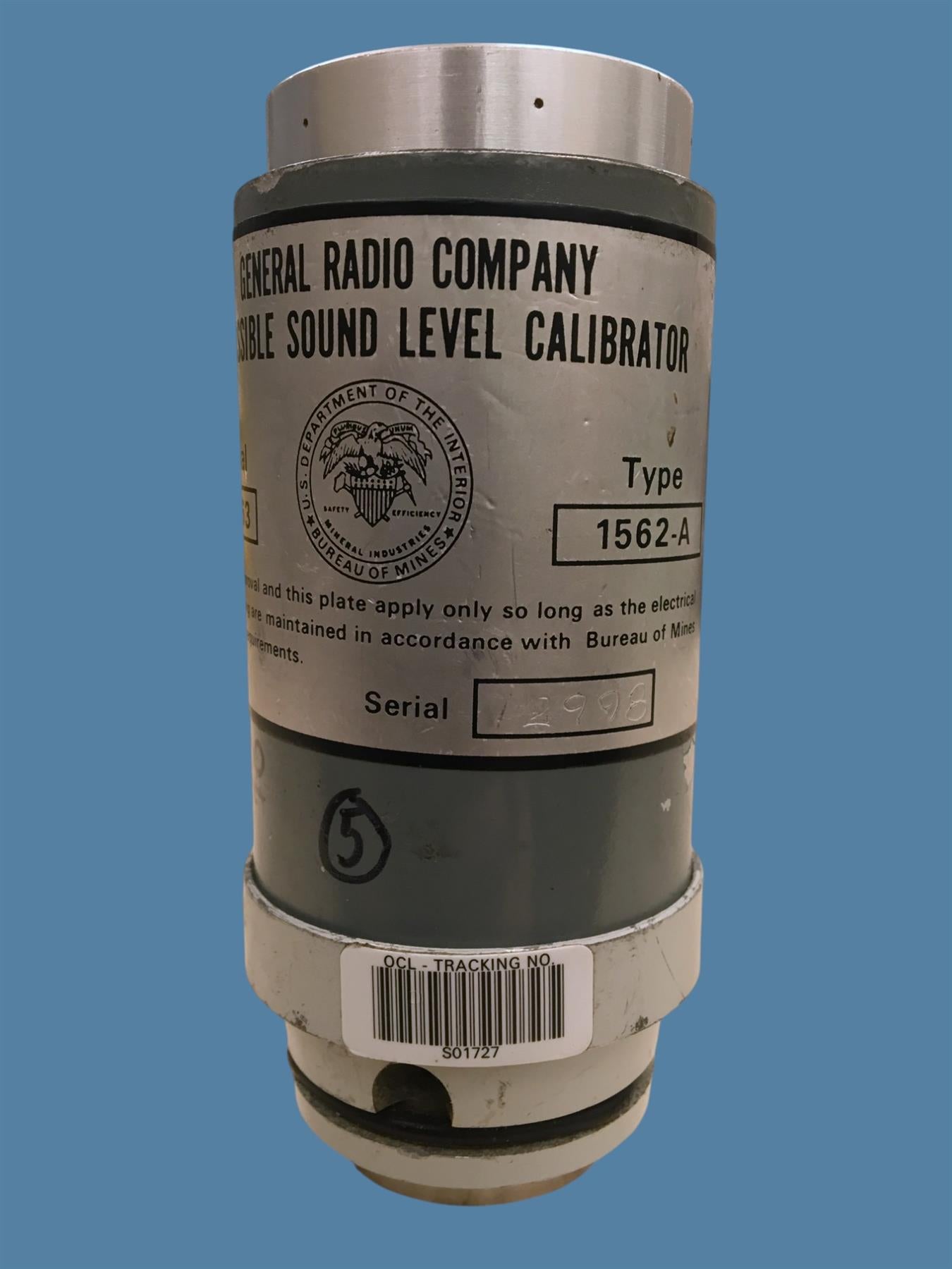 General Radio Co. 1562-A Permissible Sound Level Calibrator (114dB, 125-2000Hz)