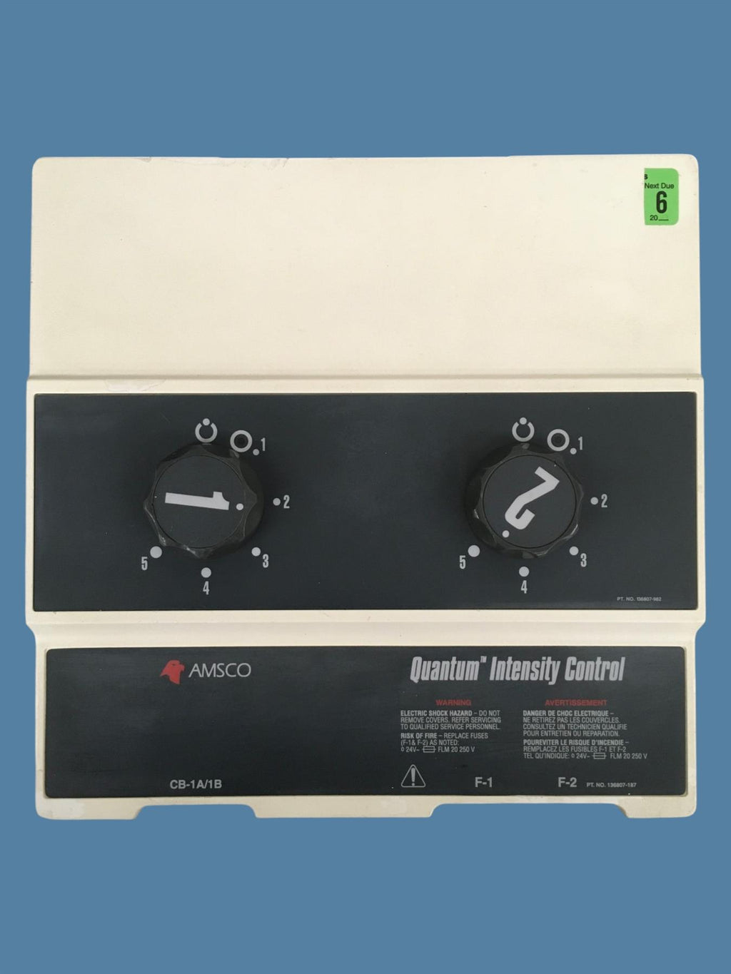 Amsco Quantum Surgical Light Intensity Control Box QLOO-002-1 / QL00 / 93909-840