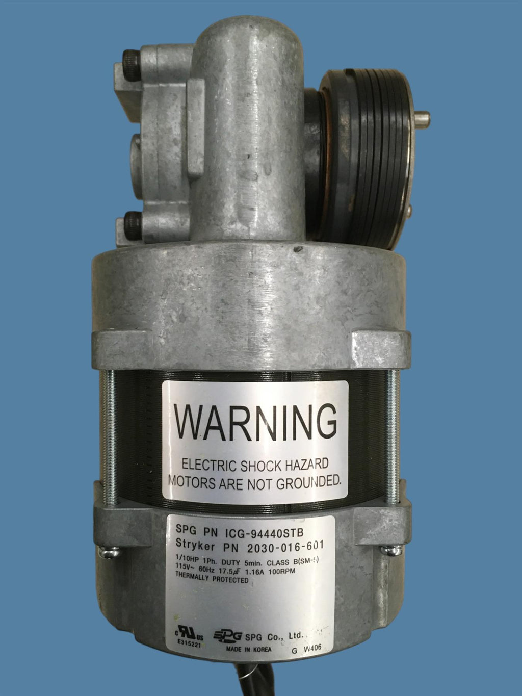 Stryker Fowler Motor w/ Clutch | PN 2030-016-601 | SPG PN ICG-94440STB
