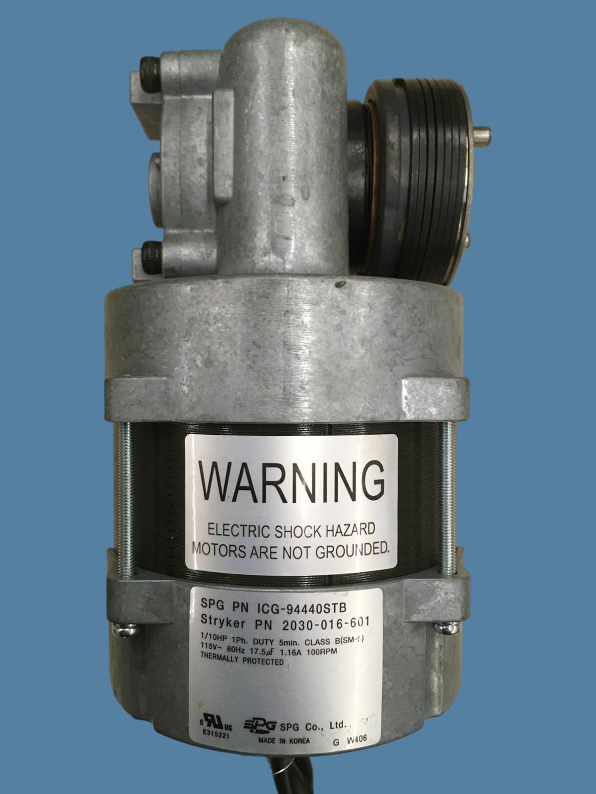 Stryker Fowler Motor w/ Clutch | PN 2030-016-601 | SPG PN ICG-94440STB