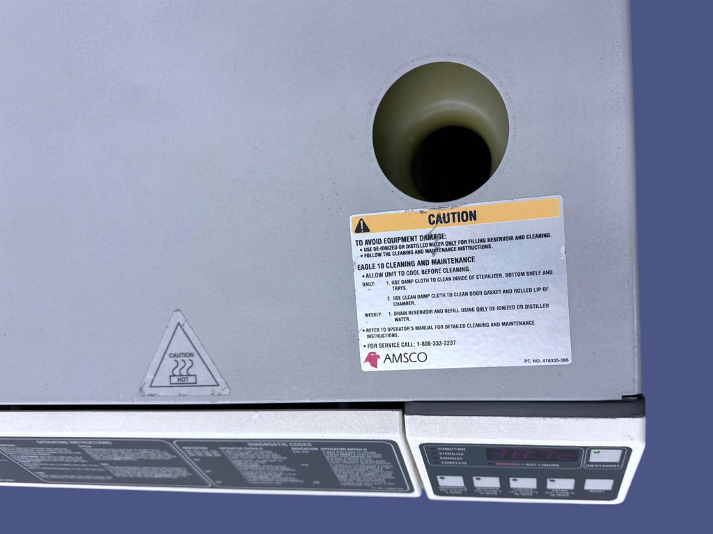 Steris Amsco Eagle Ten Autoclave E10AP Steam Sterilizer