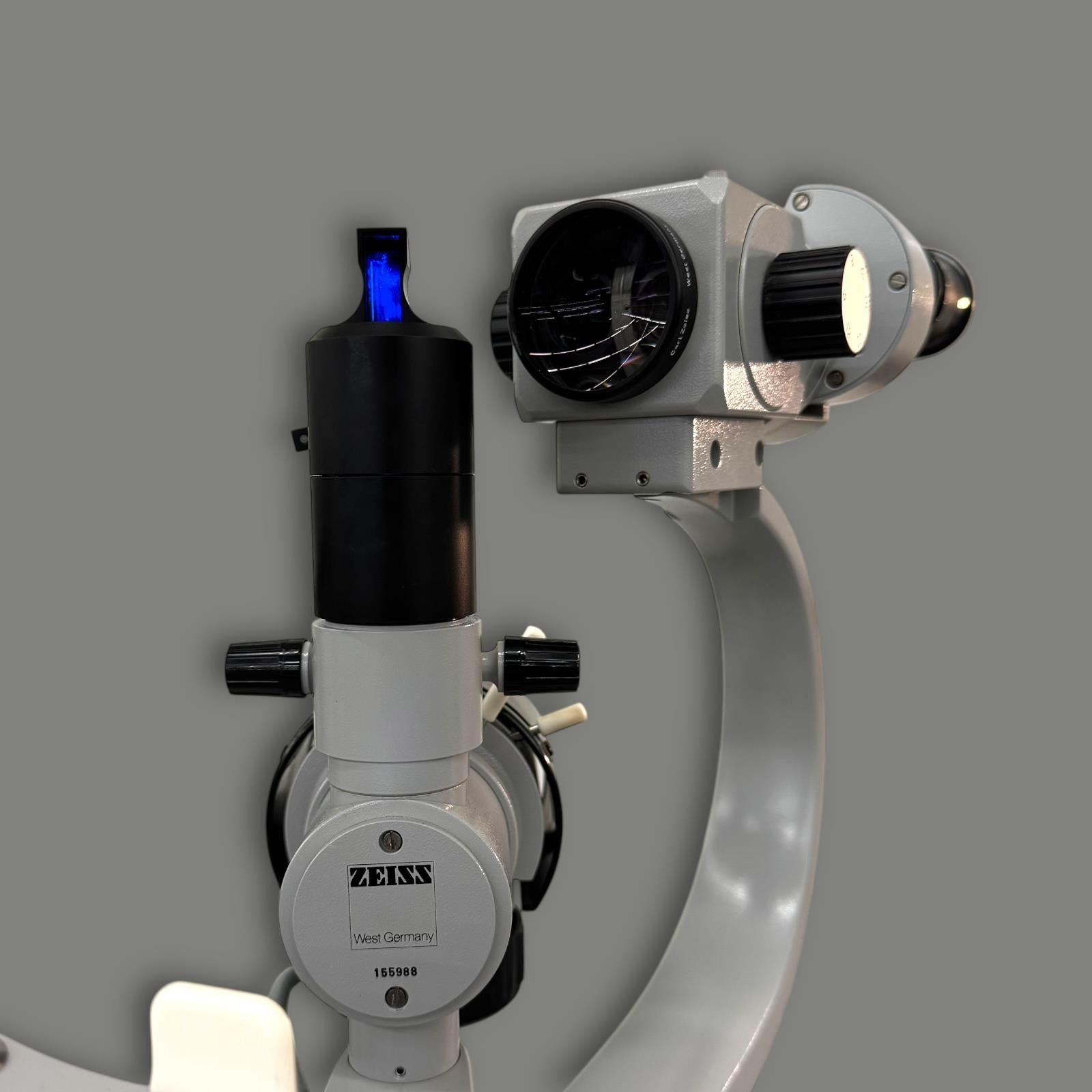 Boom-Mounted Carl Zeiss Slit Lamp and Bausch & Lomb 71-21-35 Keratometer
