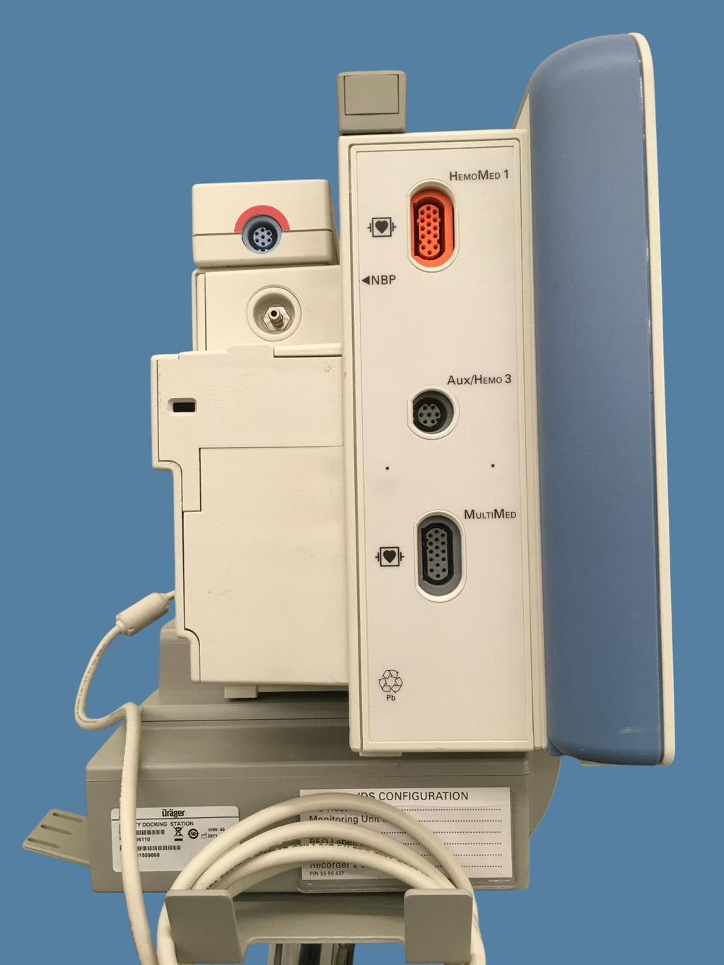 Dräger Infinity Delta MS18597-48 (2014) | Masimo SET | Stand | Dock | READ DESC