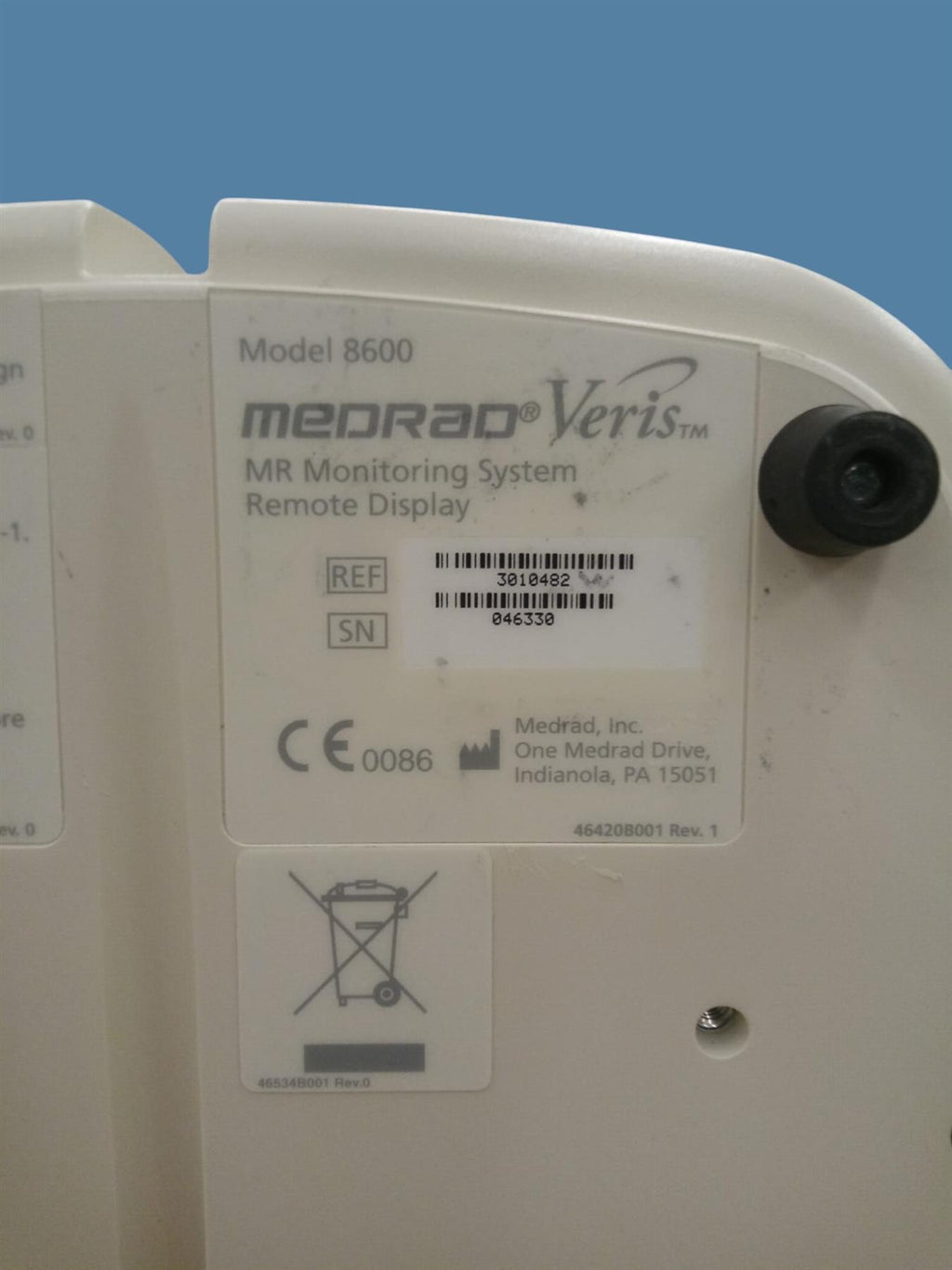 MedRad Veris 8600 MR Monitoring System Remote Display