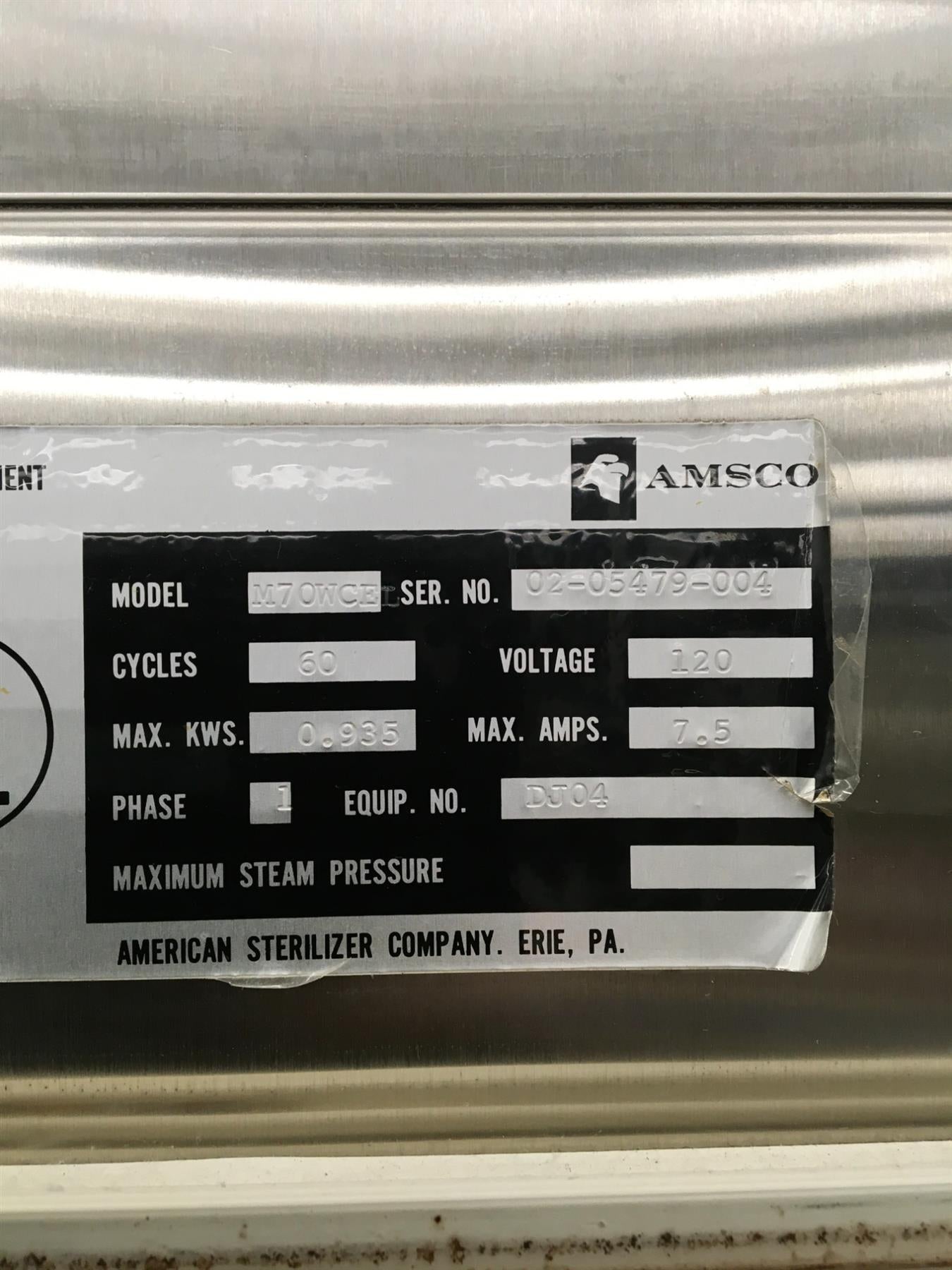 Amsco M70WC-EL Blanket Warming Cabinet