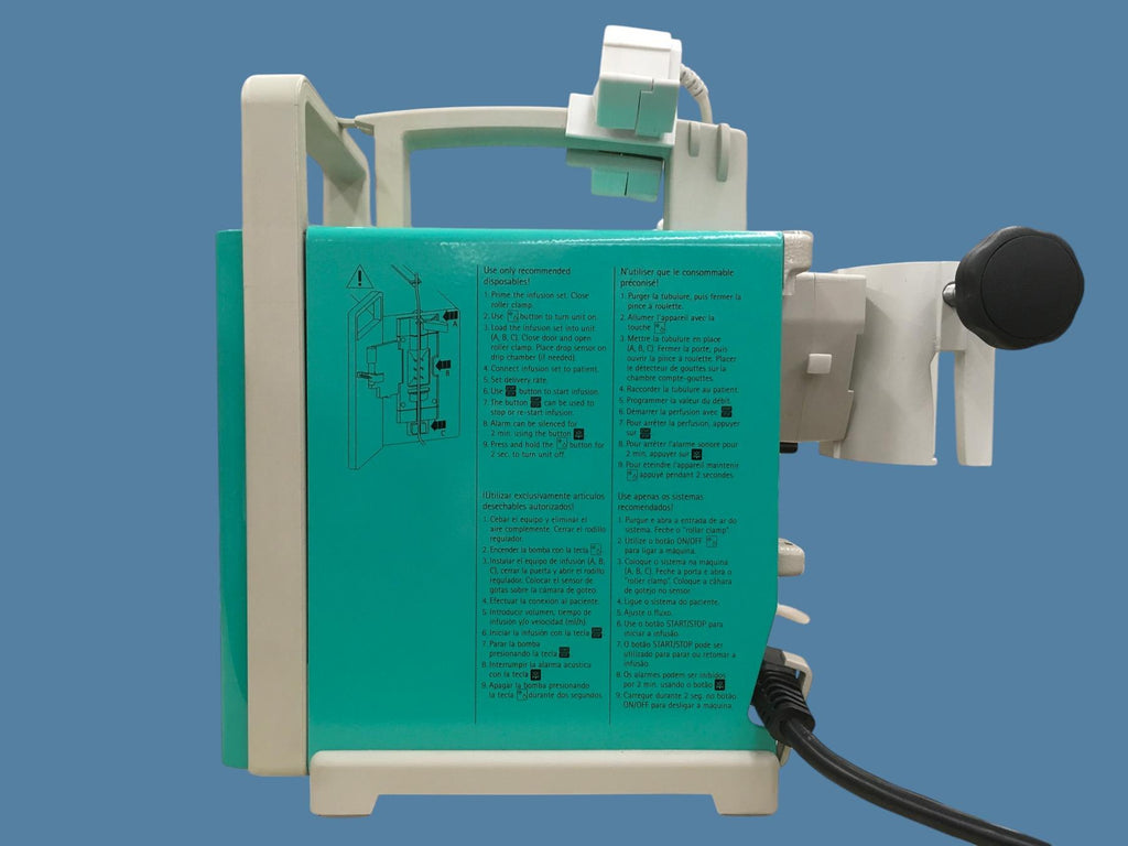 B. Braun Vista Basic 637-202 Volumetric Infusion Pump IV w/ Drop Sensor & Clamp