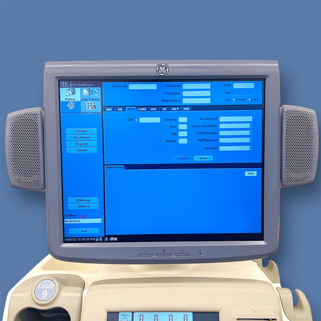 General Electric GE Ultrasound Logiq 9 w/ License 5177000