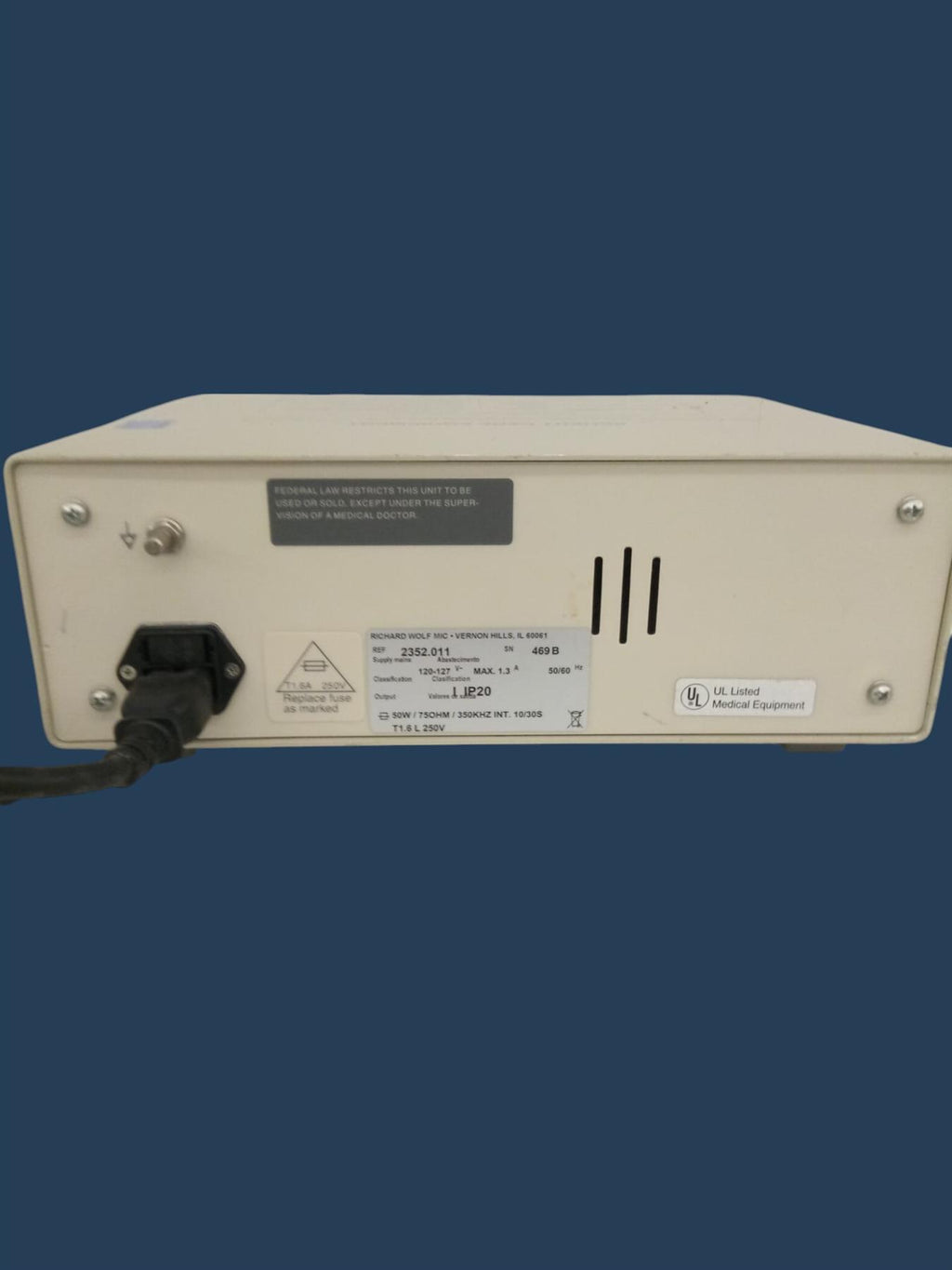 Richard Wolf 2352.011 Bipolar Generator w/ Foot controlle