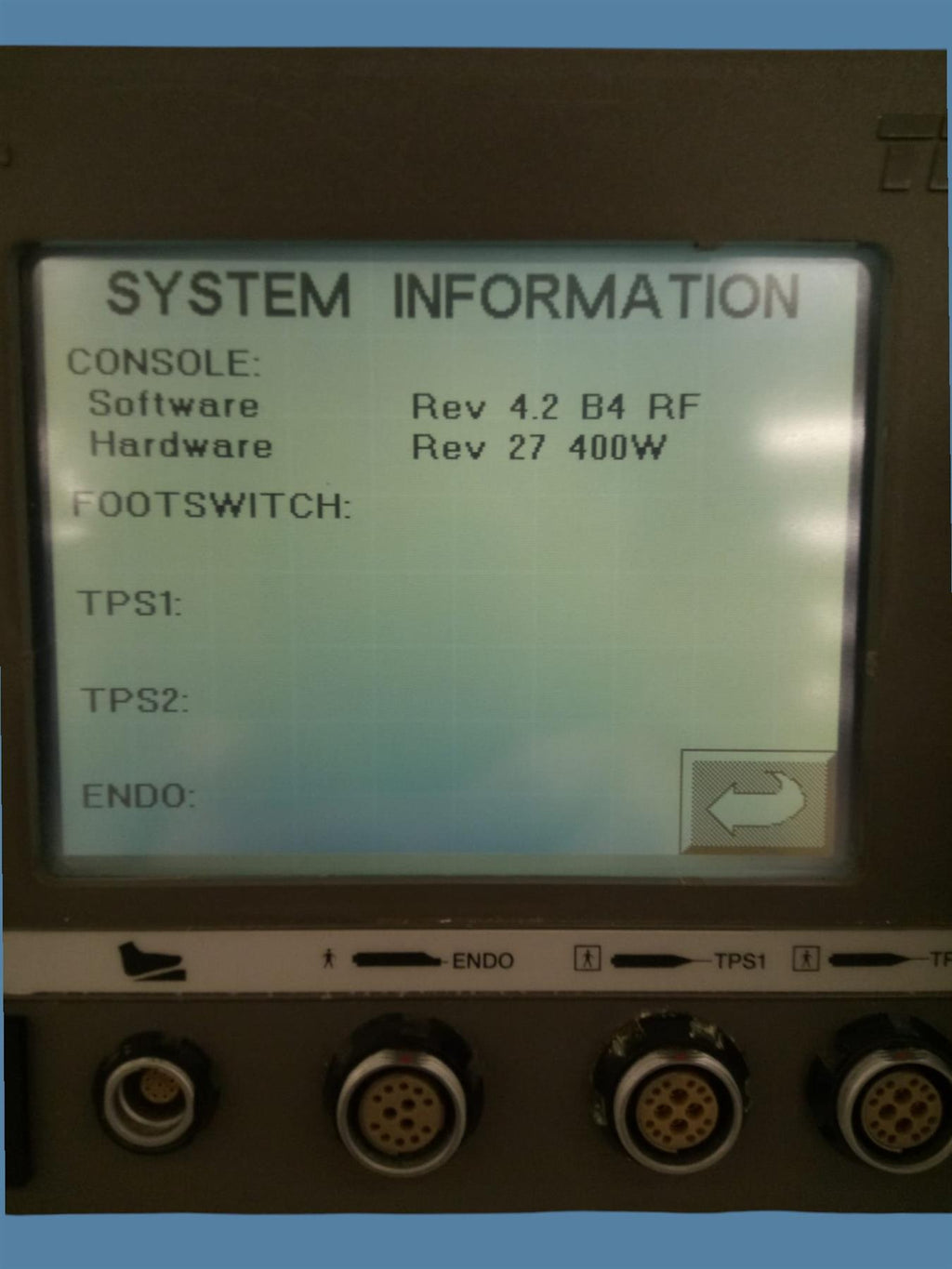 Stryker 5100-50 TPS v4.2 w/ Irrigation Console