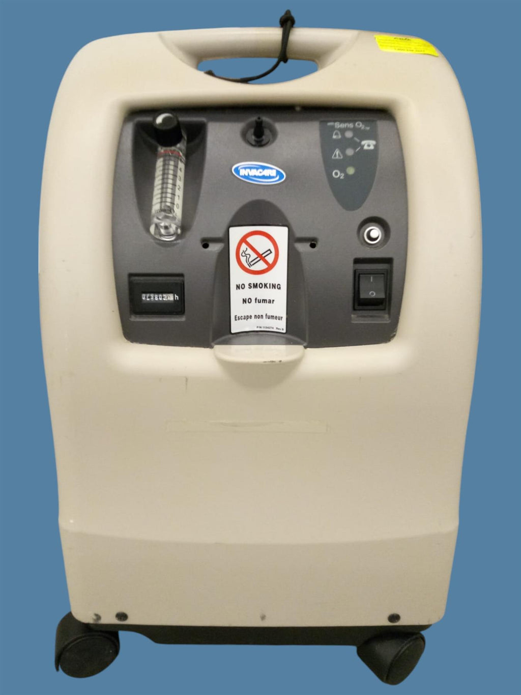 Invacare Perfecto 2 -- 5 Liter Oxygen Concentrator w/ O2 Sensor (7,980 hours)