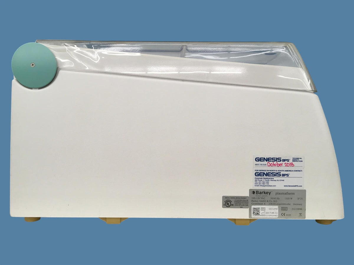 Barkey Plasmatherm 212.10046 Blood & Plasma Thawer (2017)