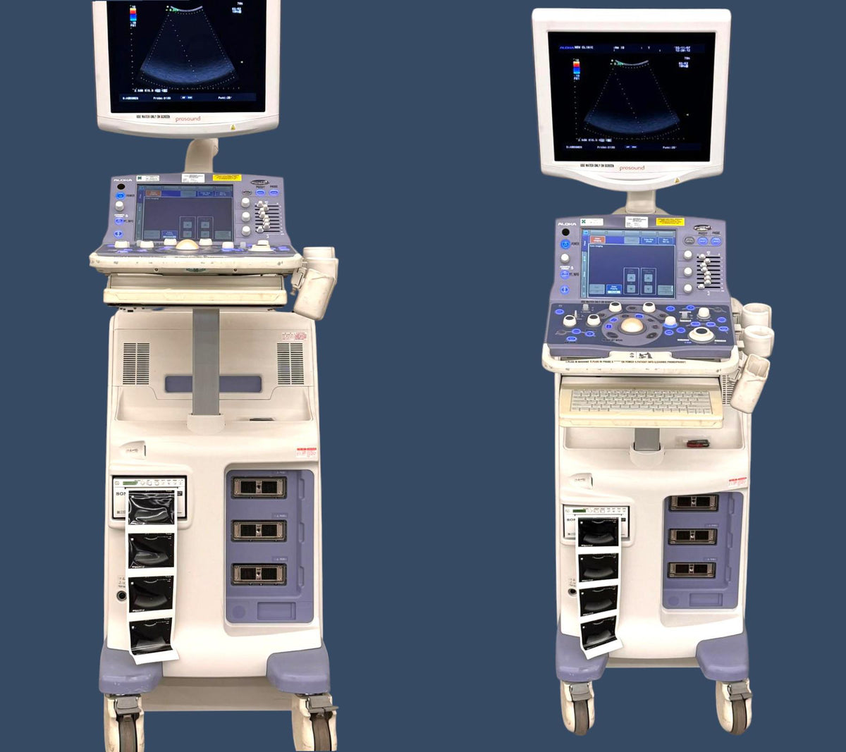 HITACHI Aloka Prosound Alpha 7 Premier Ultrasound Tested