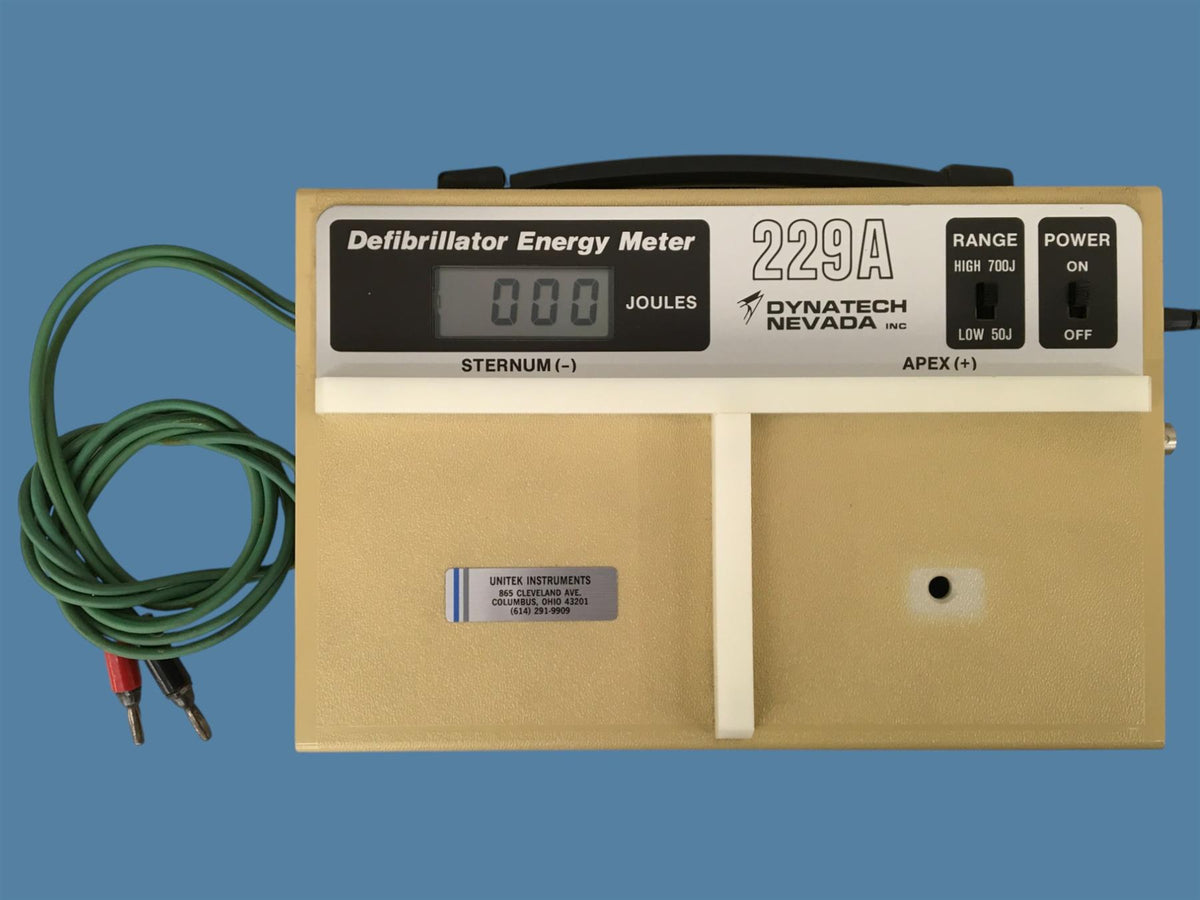 Fluke (Dynatech Nevada) 229A Defibrillator Energy Meter w/ Power Cable
