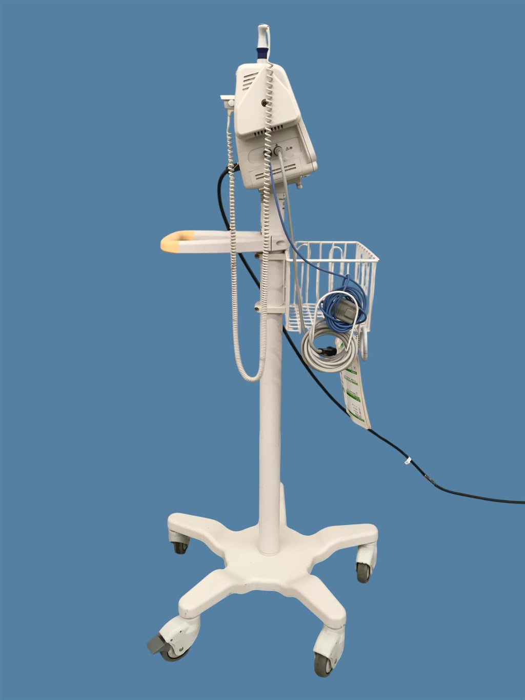 Philips SureSigns VS3 Vital Signs Monitor w/ Cart, Pulse/SpO2 Sensor, NIBP Hose