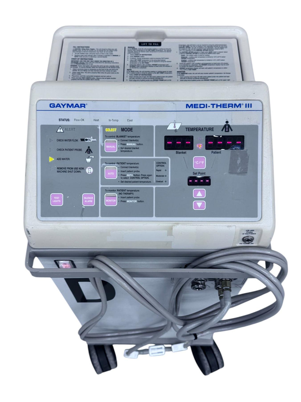 Gaymar Medi-Therm III Automatic/Manual Hyper/Hypothermia System