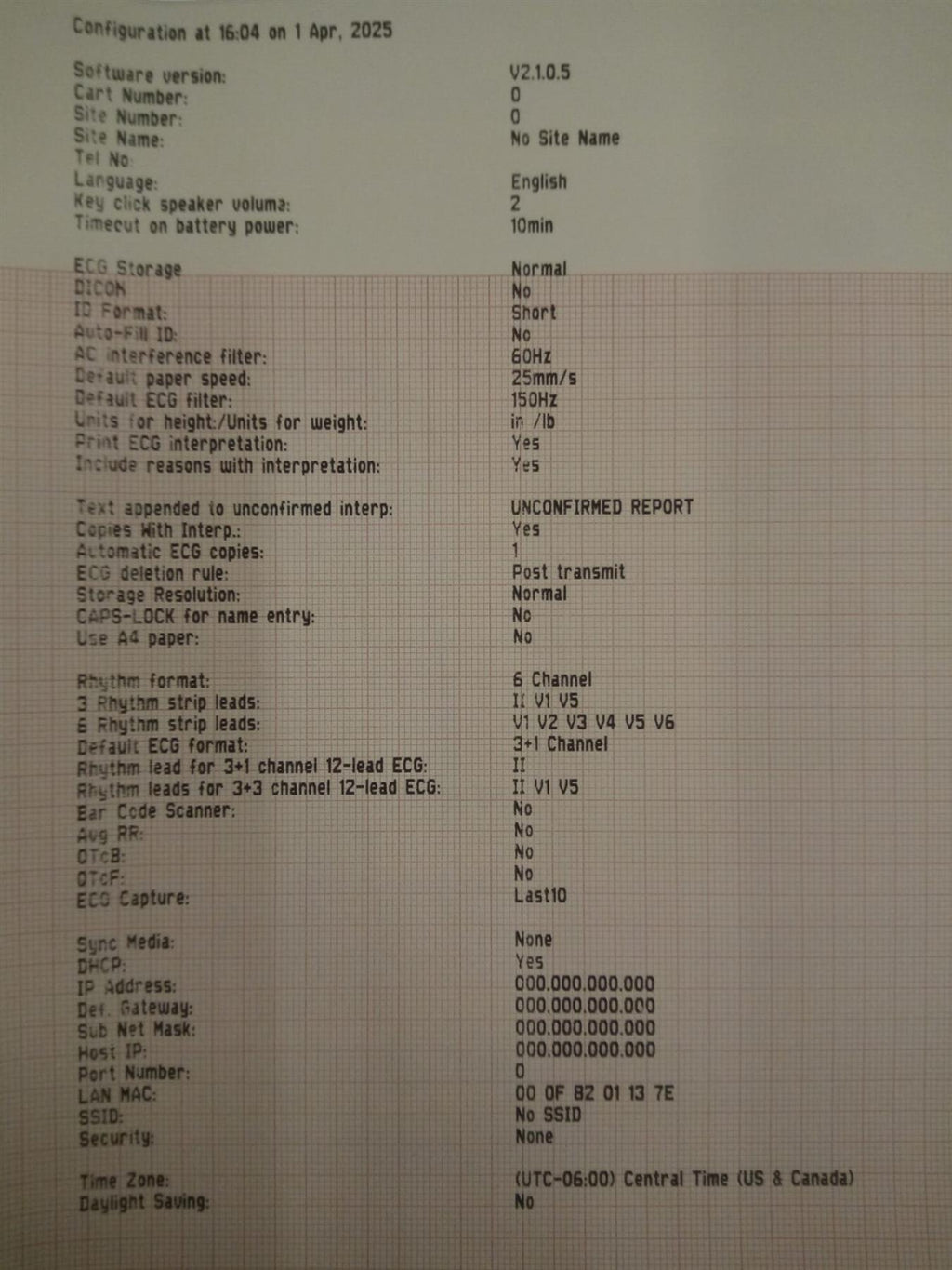 Mortara ELI 250c Patient Interpretive Resting Electrocardiograph