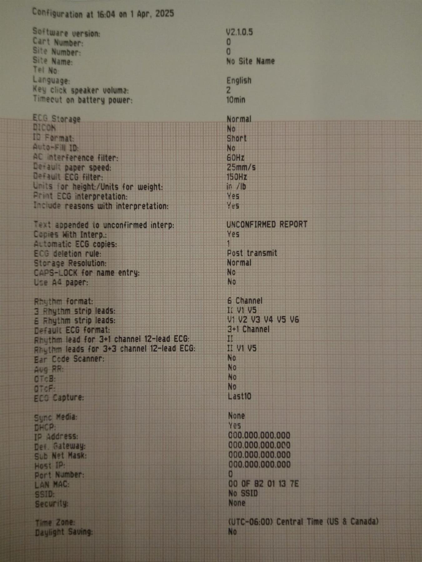 Mortara ELI 250c Patient Interpretive Resting Electrocardiograph