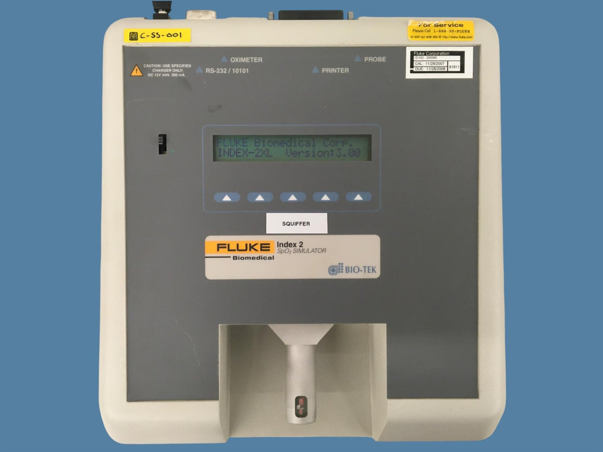 Fluke Biomedical Index 2 SpO2 Simulator INDEX-2XLFE [See Description]