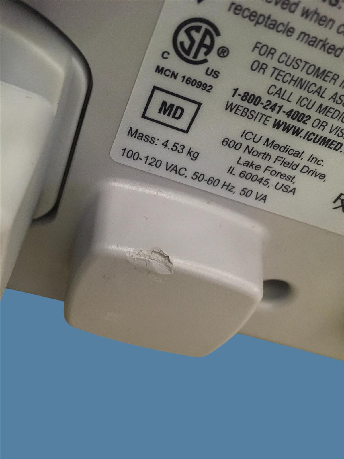 ICU Medical Plum 360 Infuser IV Mini-Pole (2022) w/ Recent Biomed Cert (2024)