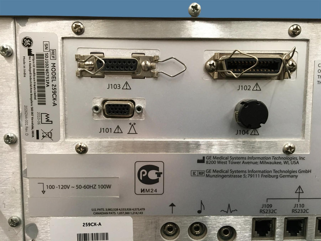 Wipro GE Healthcare 259CX-A Corometrics 250cx Series Fetal Monitor