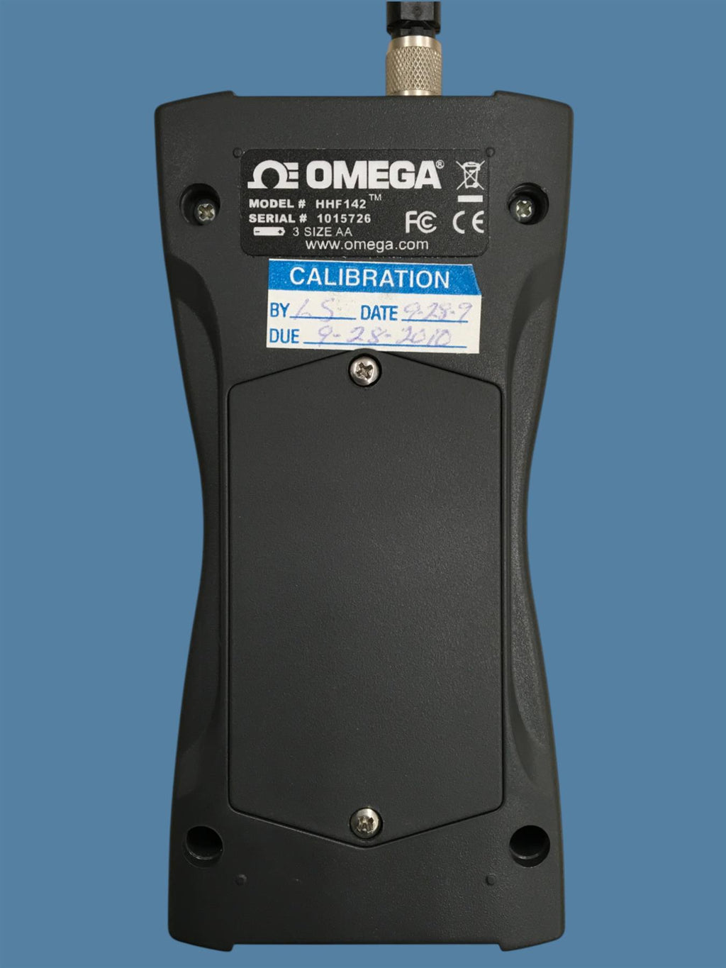 Omega HHF142 Handheld Rotating Vane Anemometer w/ Volume Flow Calculation