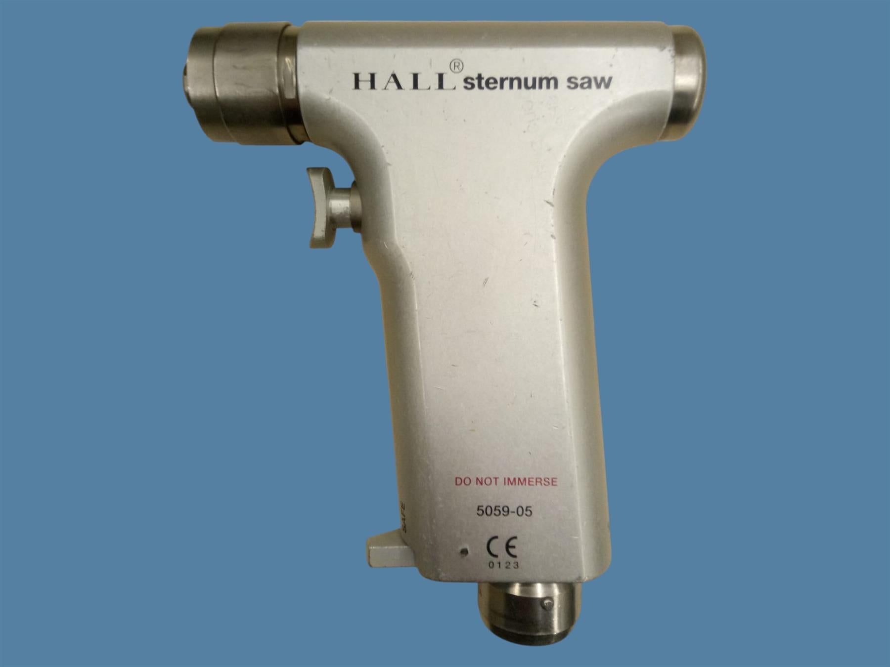 Hall 5059-05 Ortho-Surgical Sternum Saw w/ Hose, Sternum Guard & Saw Wrench