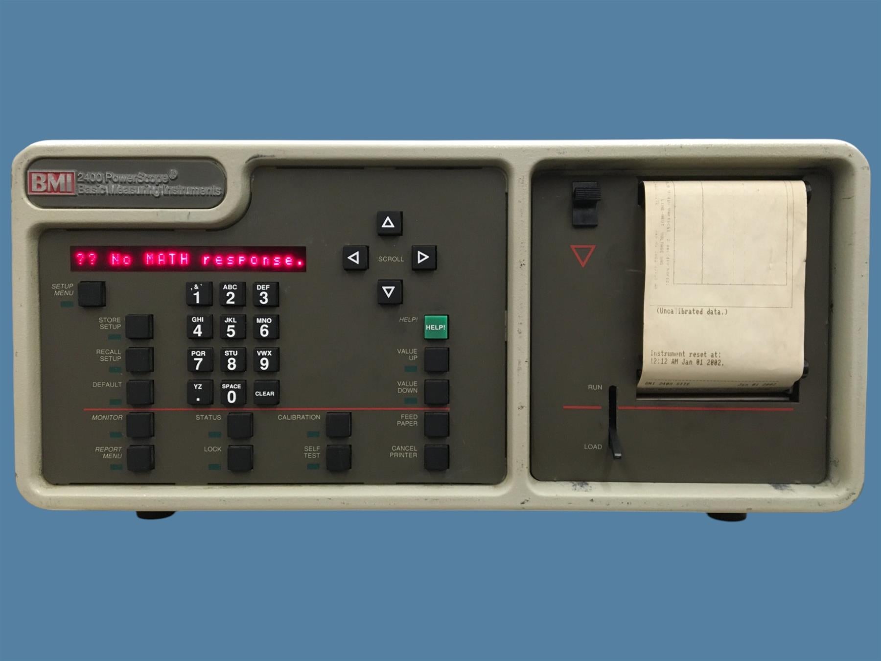 BMI 2400 PowerScope Precision Powerline Disturbance Analyzer / Recorder (READ)