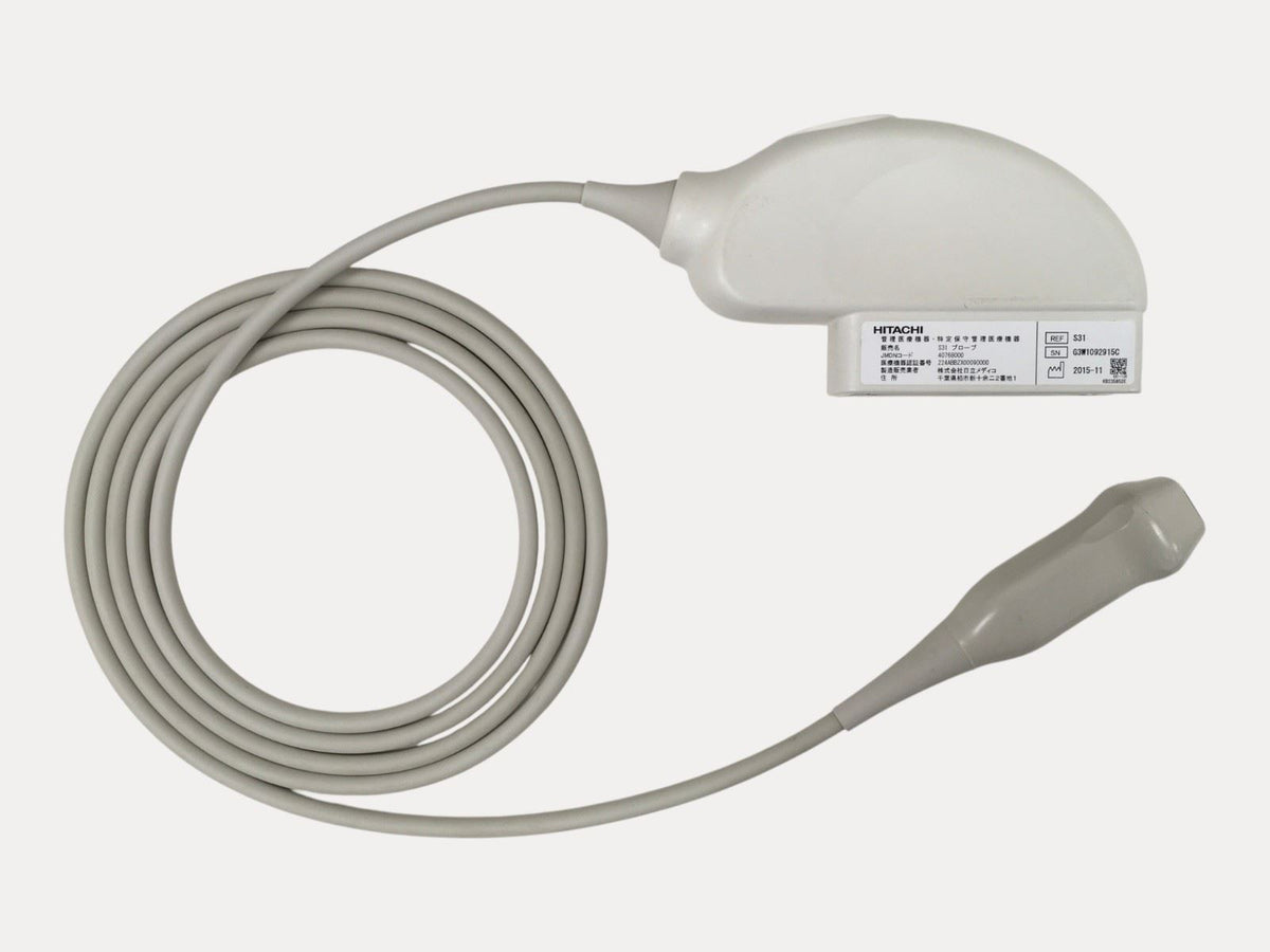 Hitachi S31 9-2 Phased Array 2.0 - 9.0MHz Ultrasound Transducer Probe