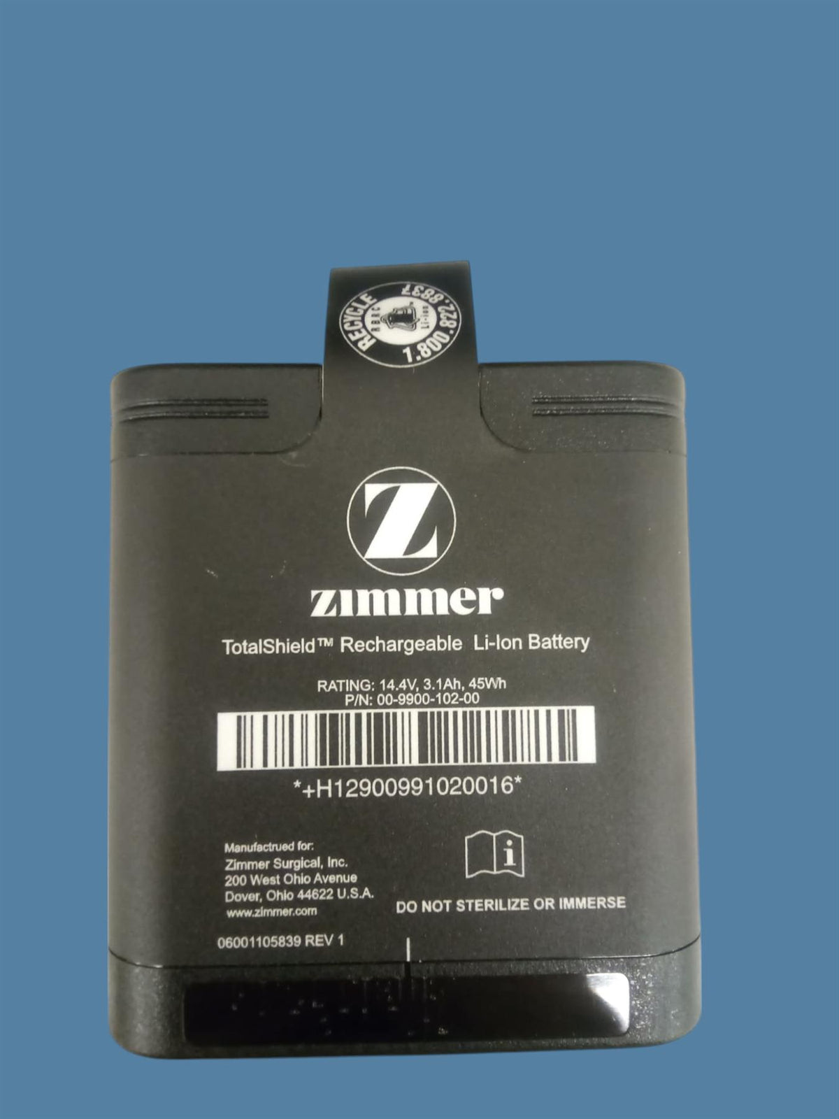 Zimmer TotalShield® II Six-Bay Smart Charger - with Five Used Batteries