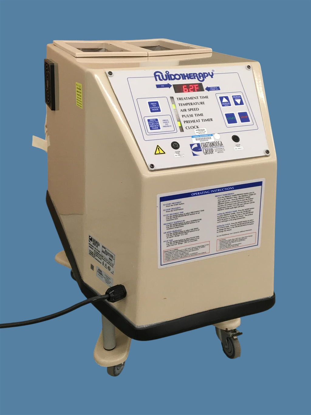 Chattanooga FLU115D Double Extremity Fluidotherapy System
