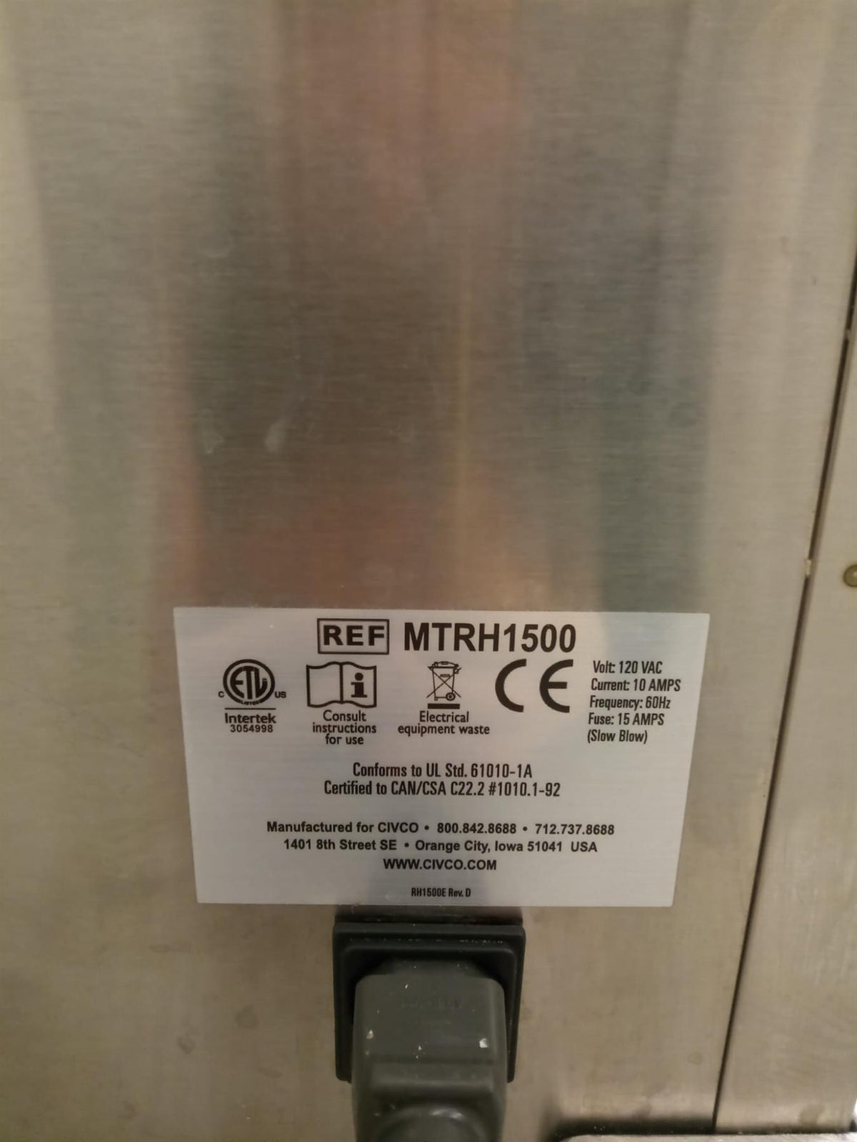 Civco MTRH-1500 Water Bath