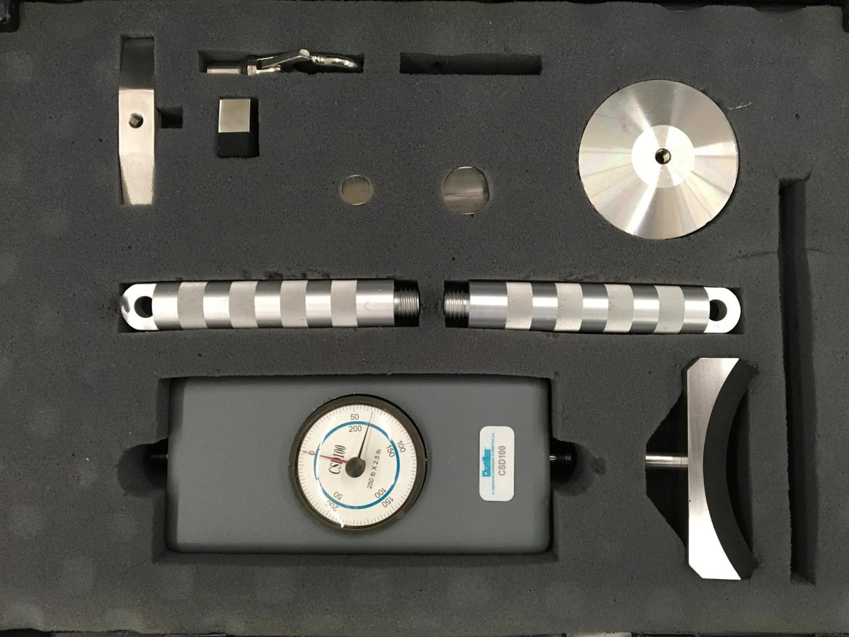 Chatillon CSD100 Analog Force Dynamometer w/ Case (Partial)