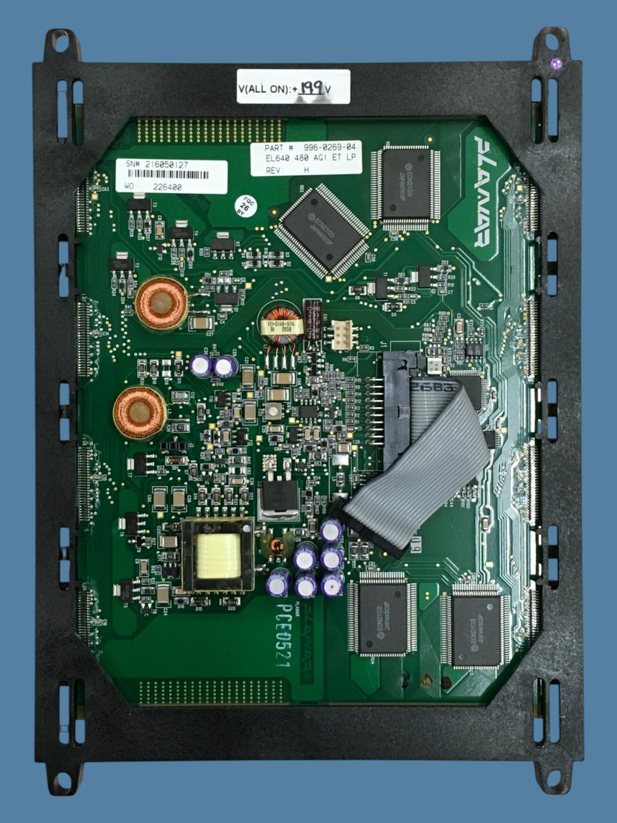 Planar EL640.480-AG1 ET LP Electroluminescent Display Panel 996-0269-04