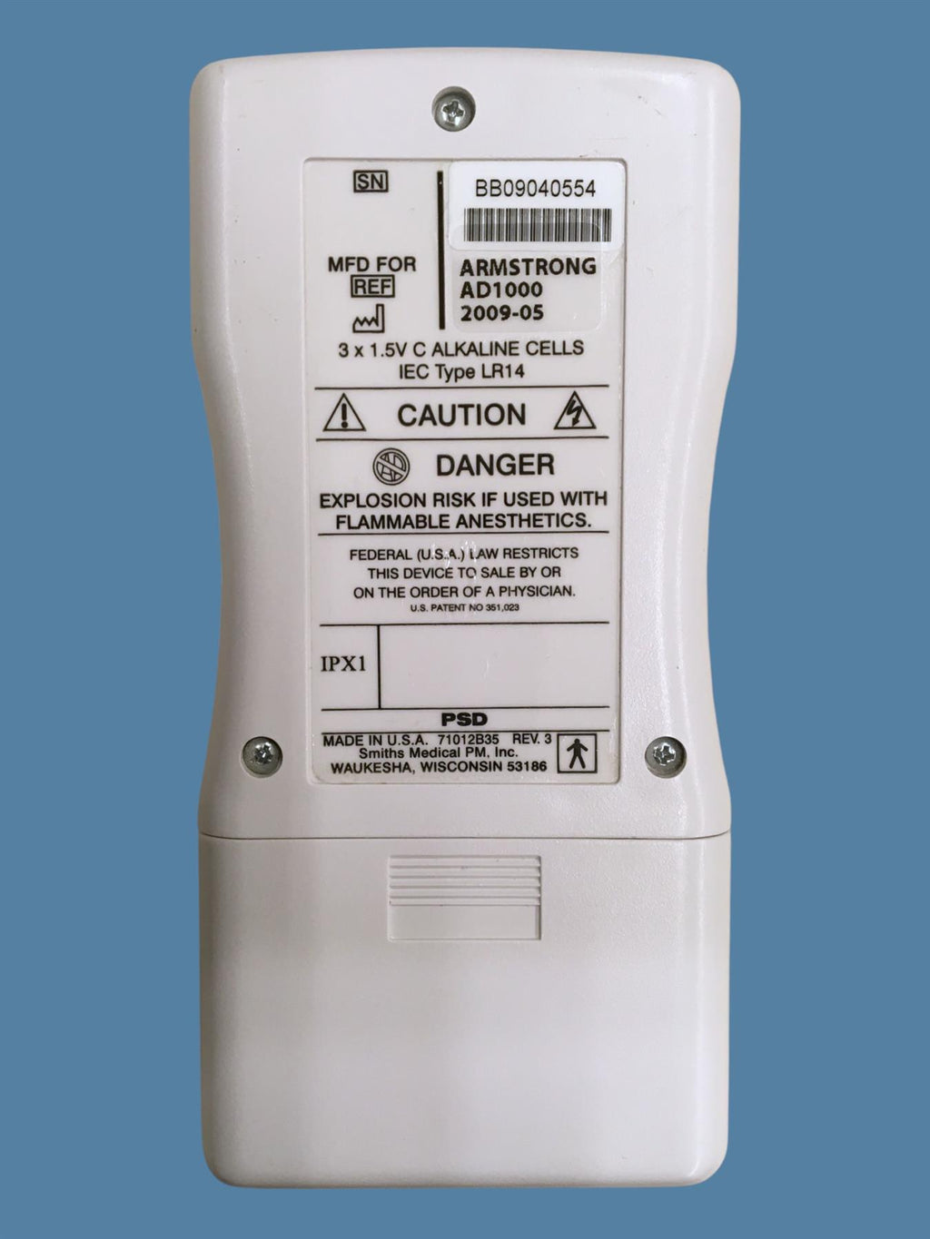 Armstrong Medical AD-1000 Pulse Oximeter [2009] (No Cable/Sensor)