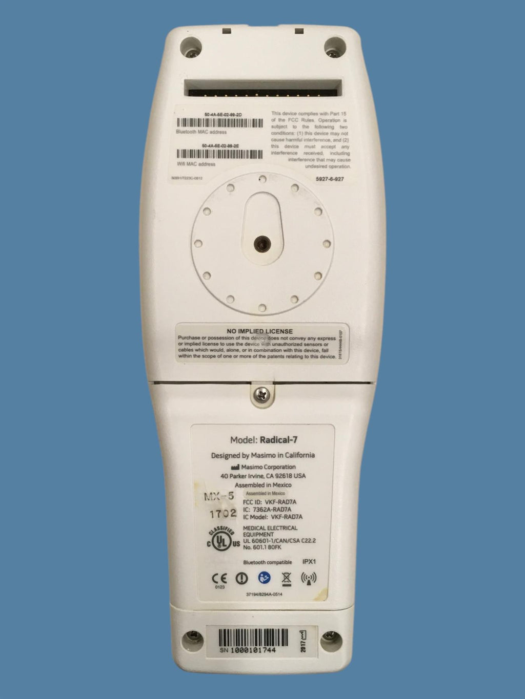Masimo RDS7A Root Patient Monitor w/ Radical-7 Handheld Pulse Oximeter