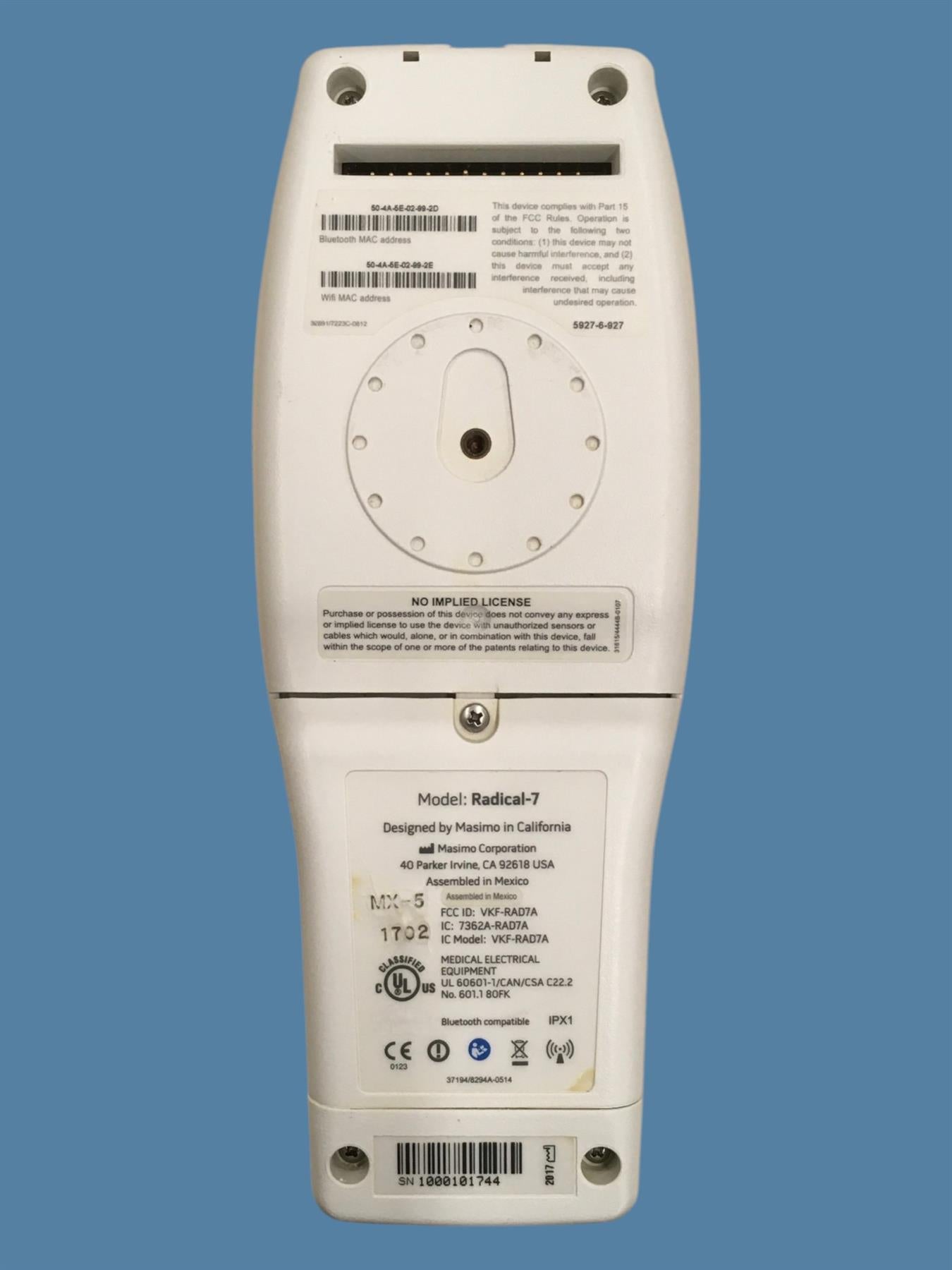 Masimo RDS7A Root Patient Monitor w/ Radical-7 Handheld Pulse Oximeter