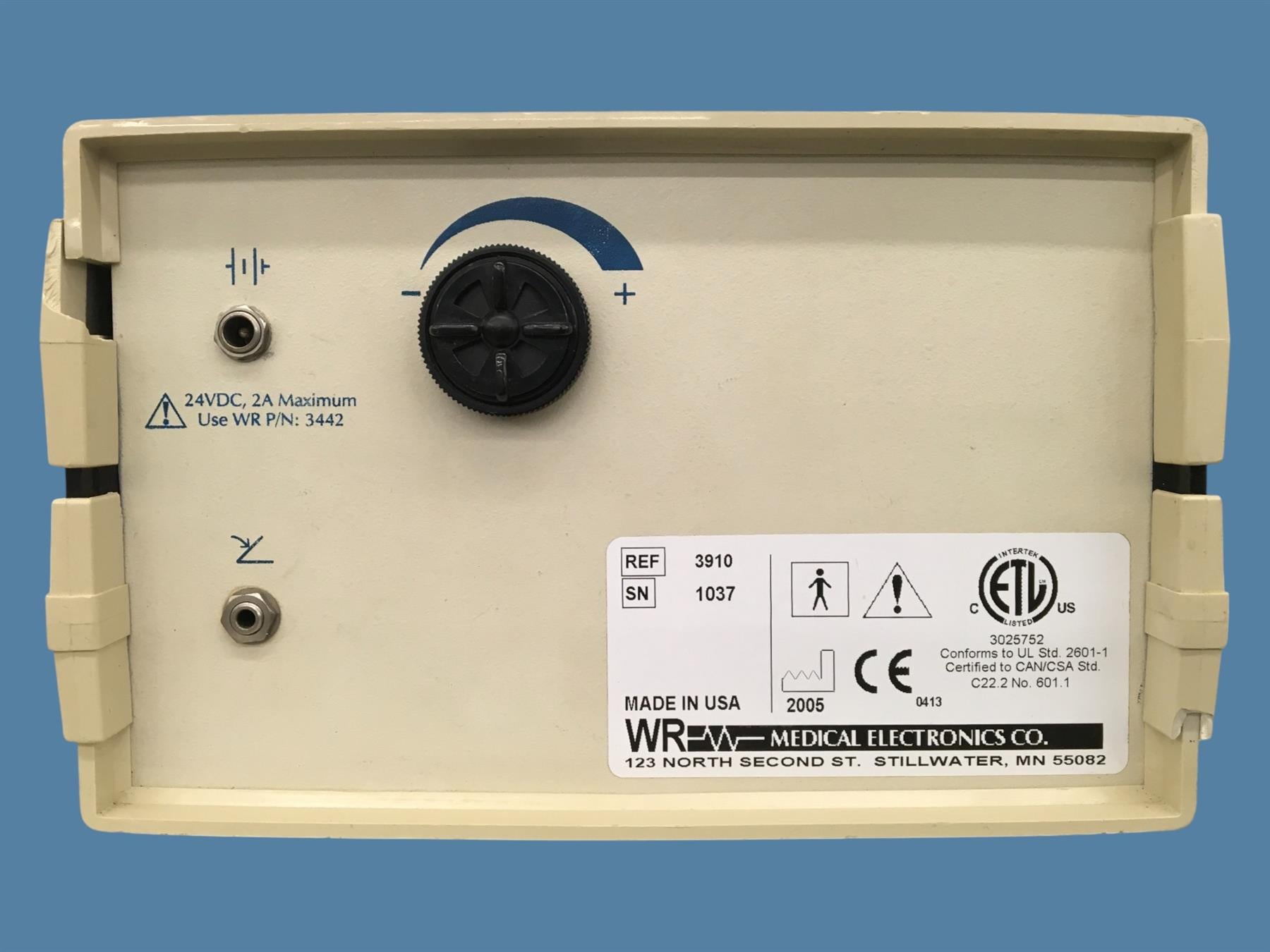 WR Medical Electronics Silverstein Facial Nerve Monitor/Stimulator Model S8 2005