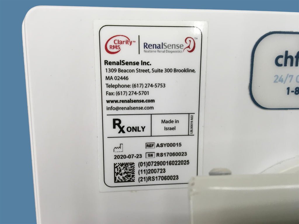 RenalSense Clarity RMS Urine Output Monitor (2020) + 2 Batteries, Dock & Charger